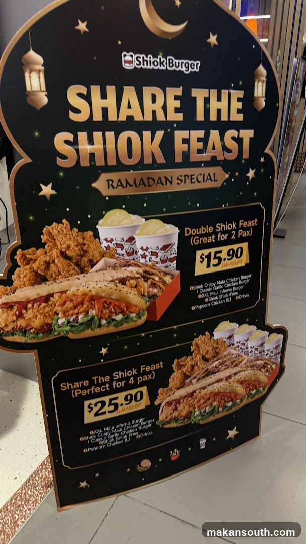 Shiok Burger Ramadan Special