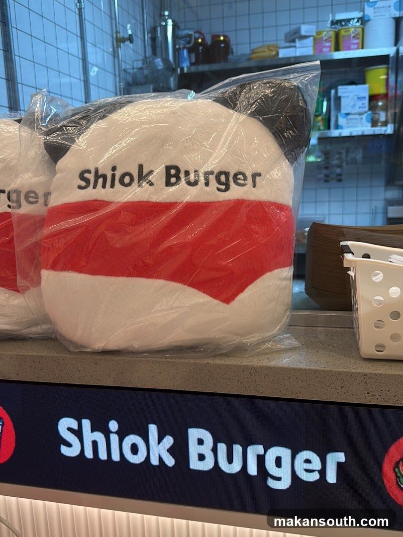 Shiok Burger Plush Toy
