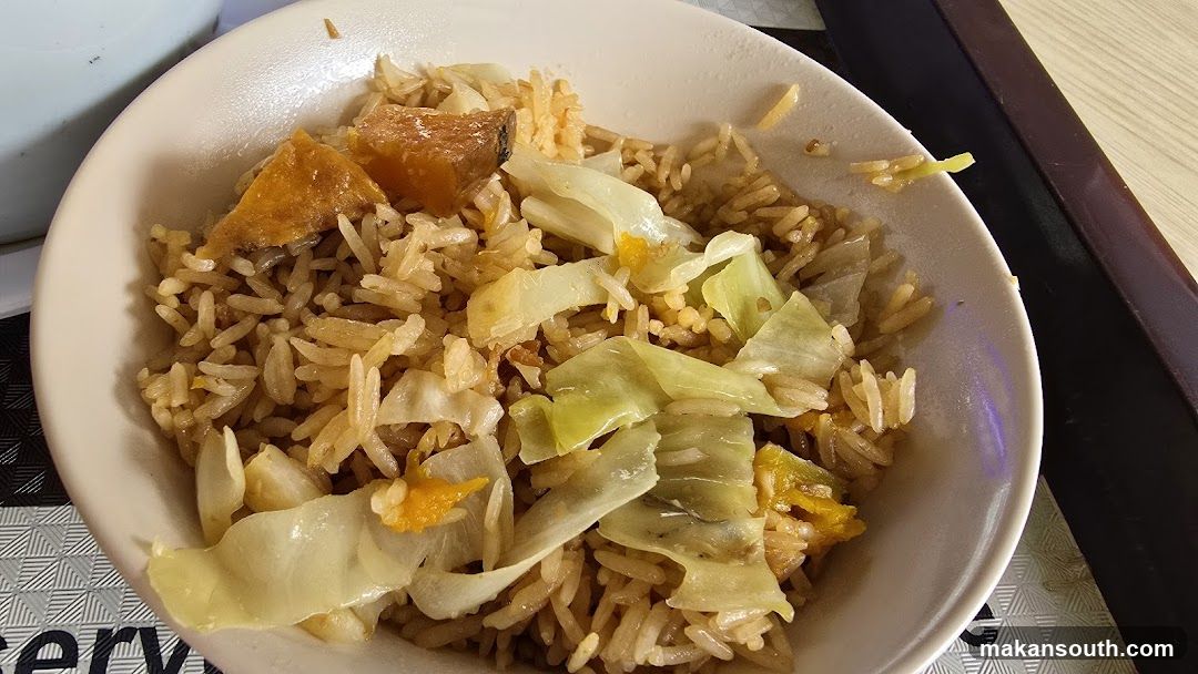 Fried Rice with Cabbage and Pumpkin