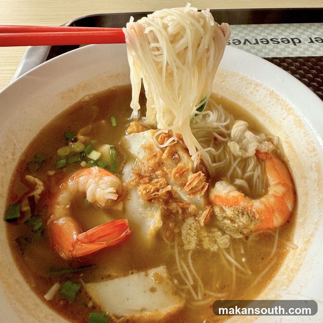 Noodle Soup with Shrimp
