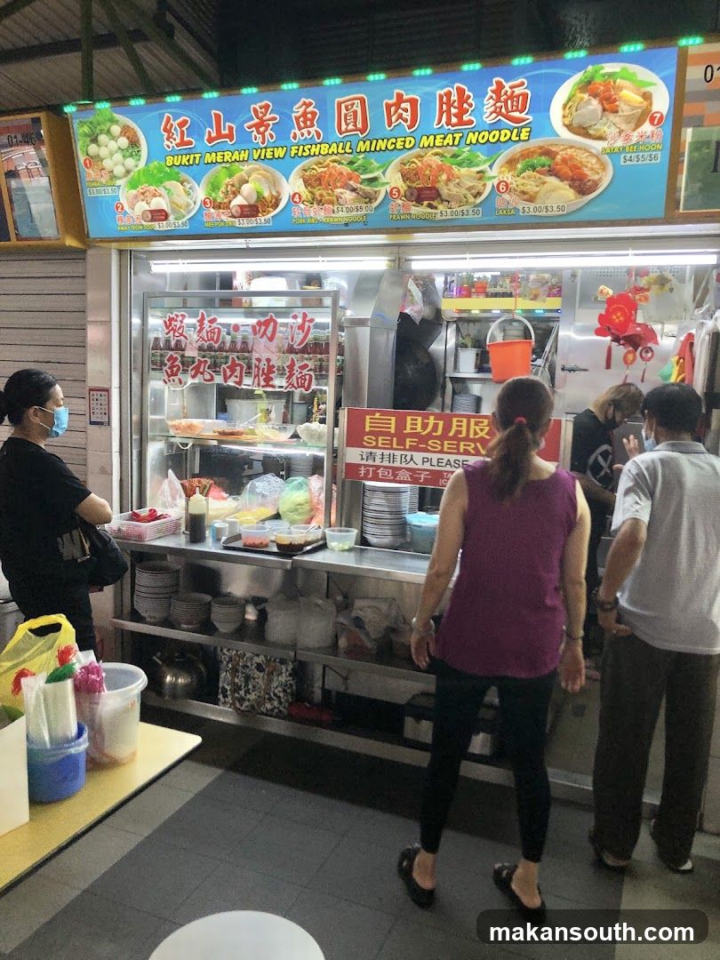 Bukit Merah View Fishball Minced Meat Noodle