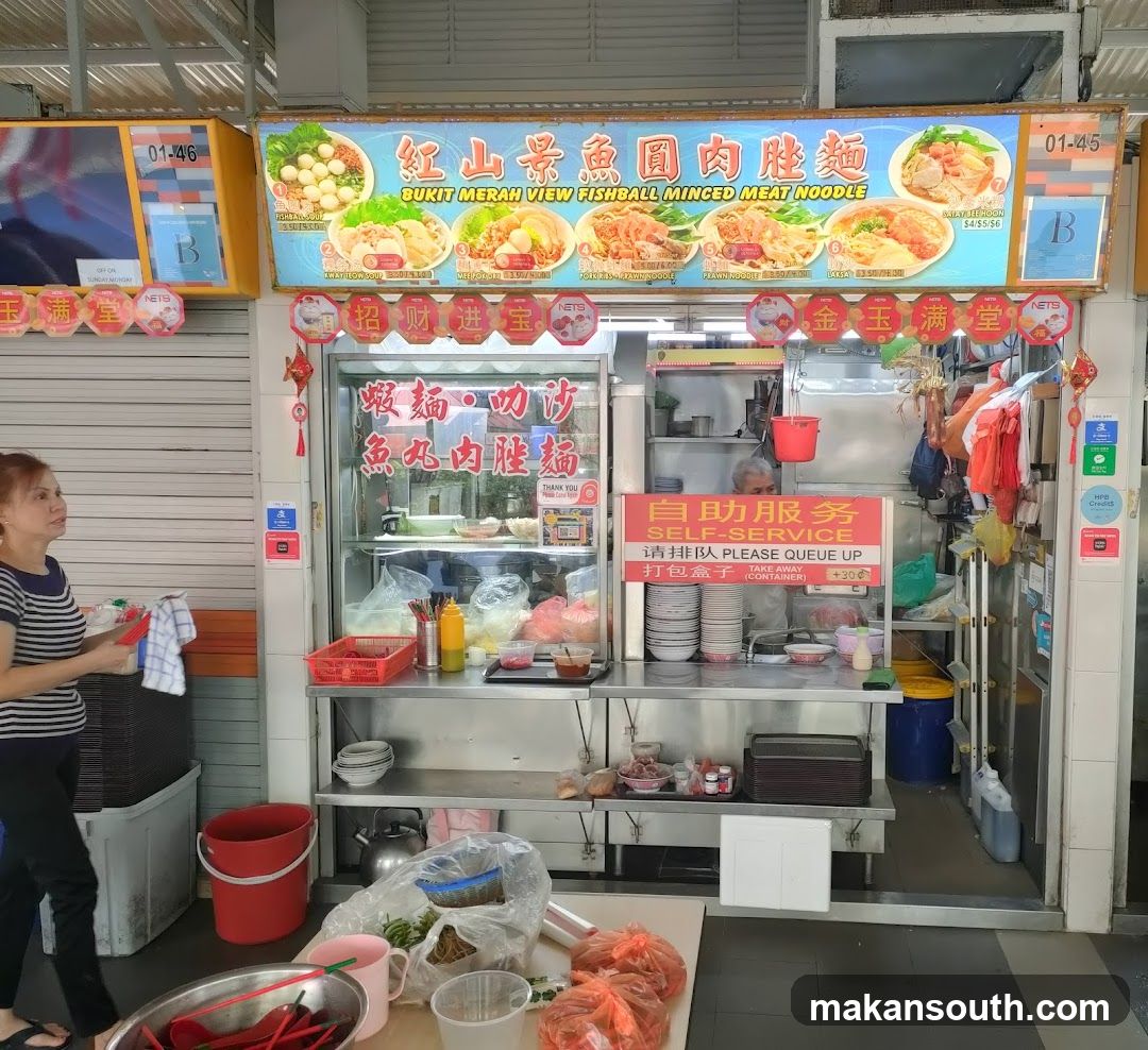 Bukit Merah View Fishball Minced Meat Noodle