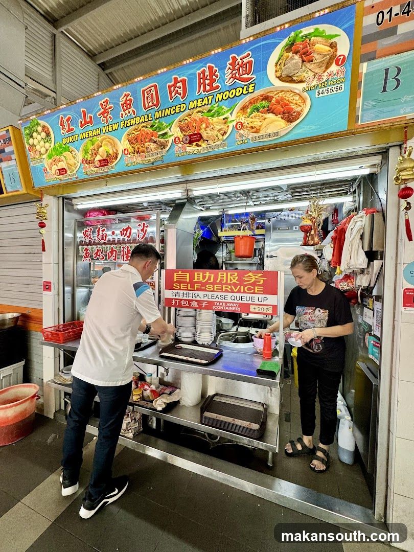 Bukit Merah View Fishball Minced Meat Noodle