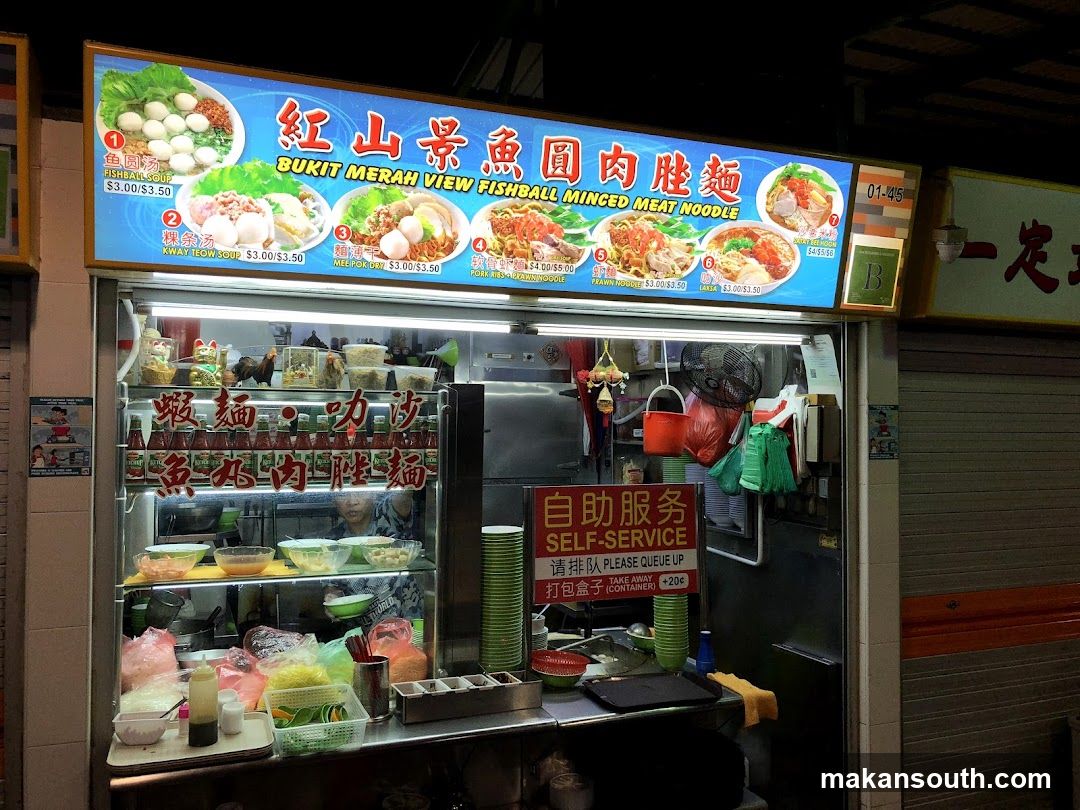 Bukit Merah View Fishball Minced Meat Noodle Stall