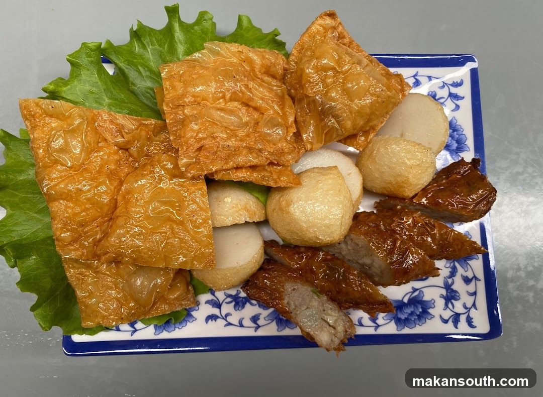 Fried Tofu Skin and Fish Cakes