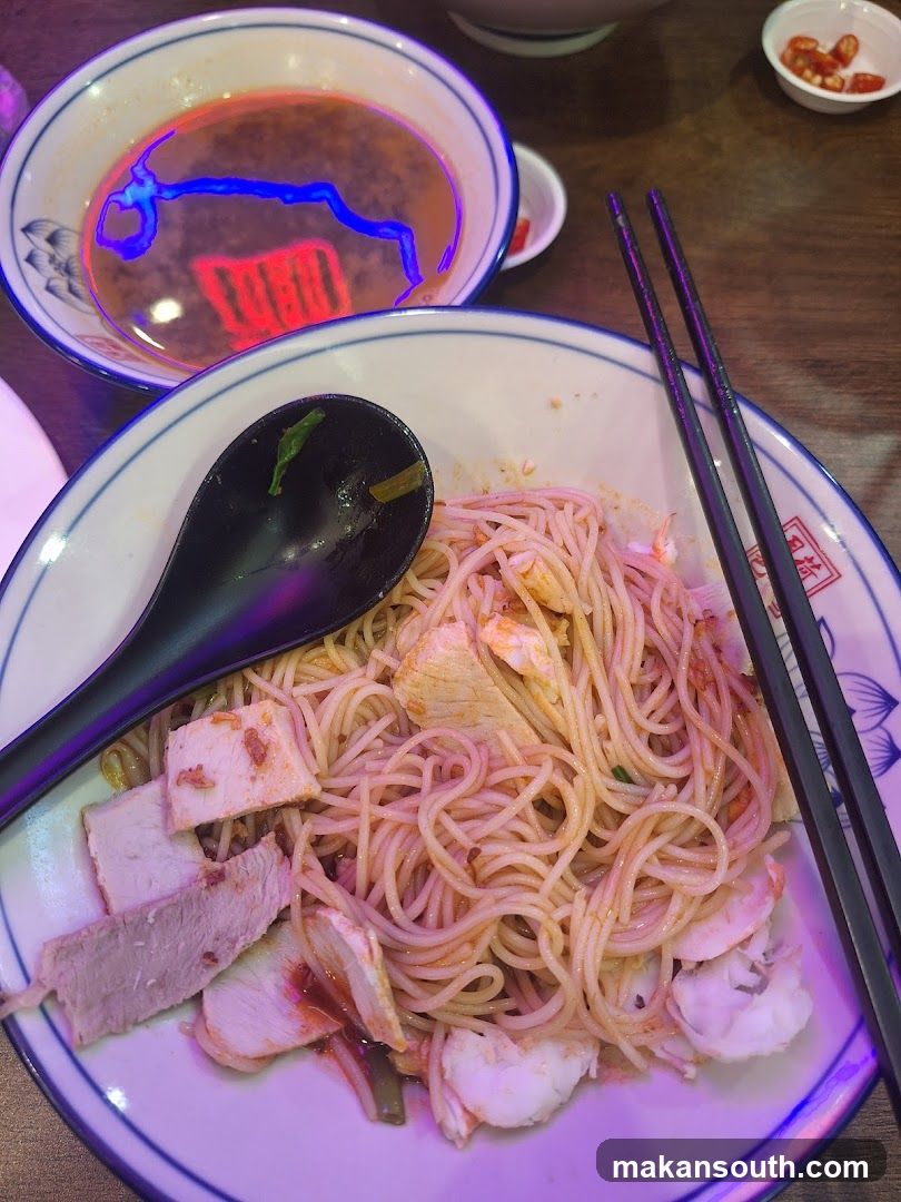 Noodles with Meat and Broth