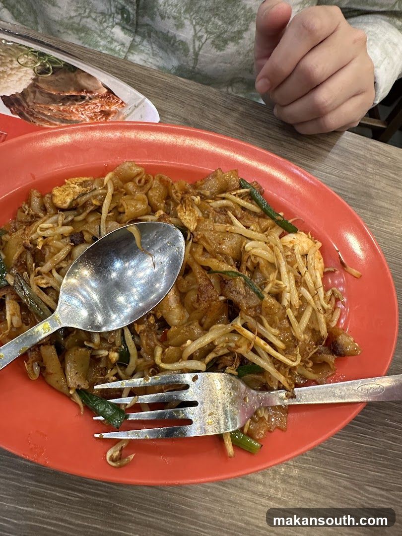 Plate of Char Kway Teow
