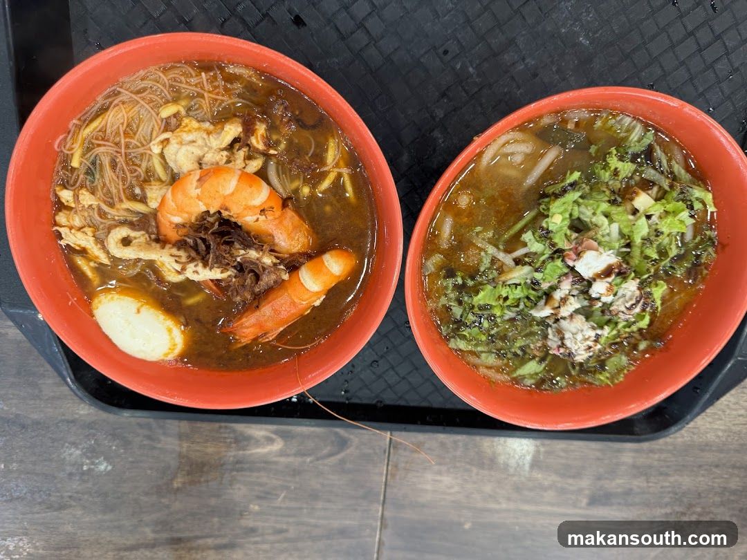 Two Bowls of Noodle Soup