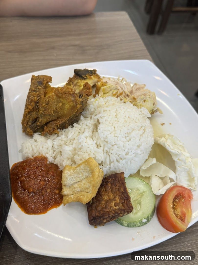 Fried Chicken Rice Plate