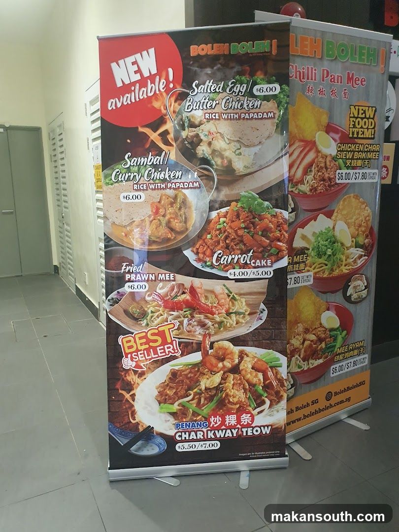 Food Menu Display