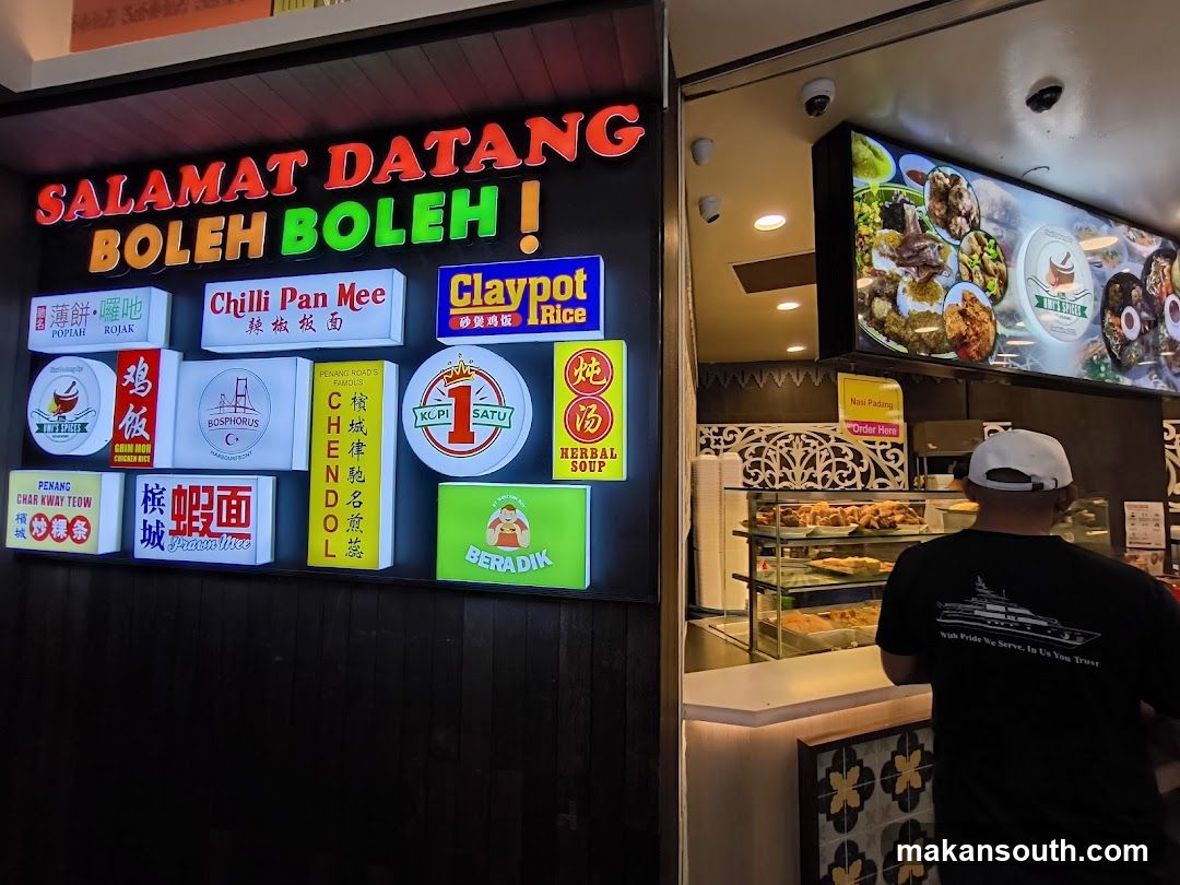Food Stall with Menu Display