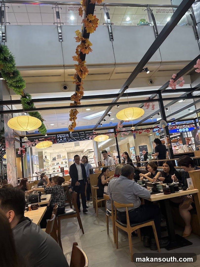 Restaurant Interior with Diners
