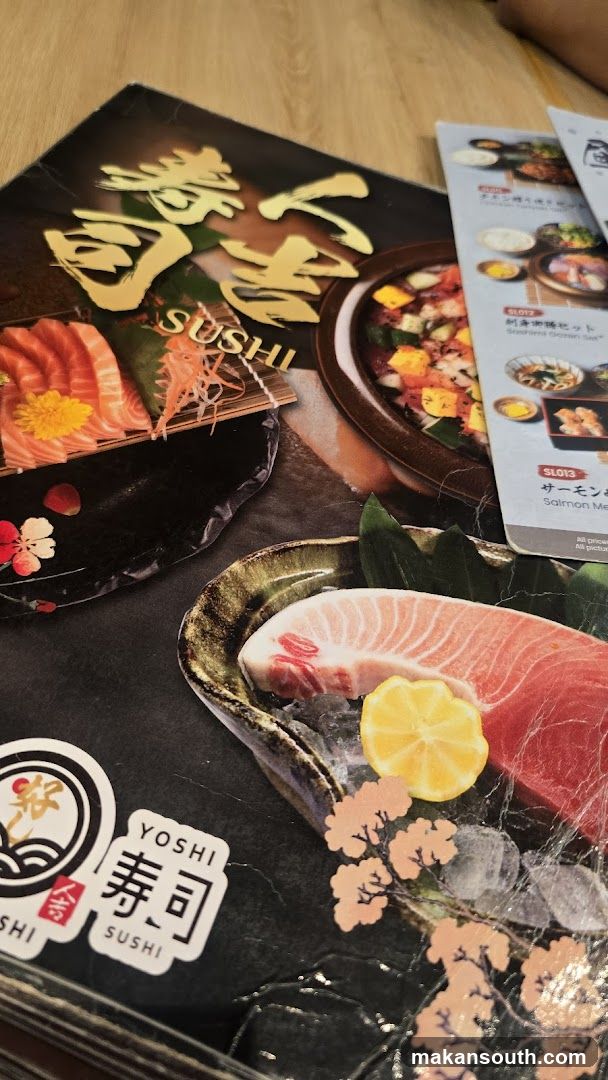 YOSHI SUSHI Menu