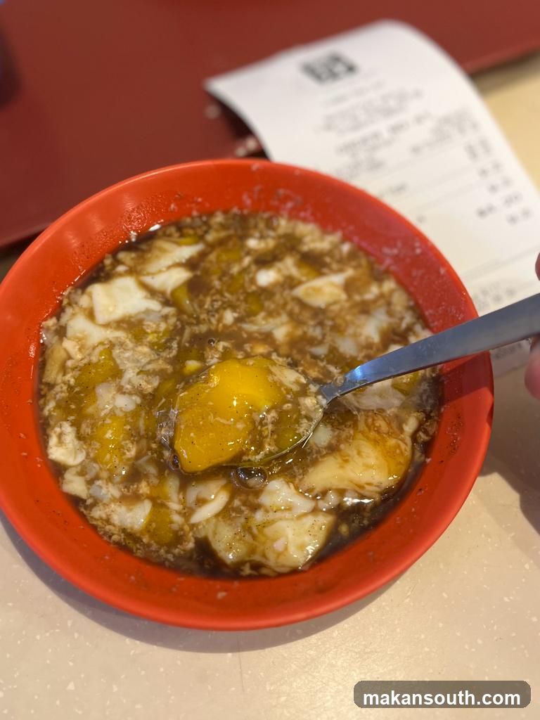 Bowl of food with spoon