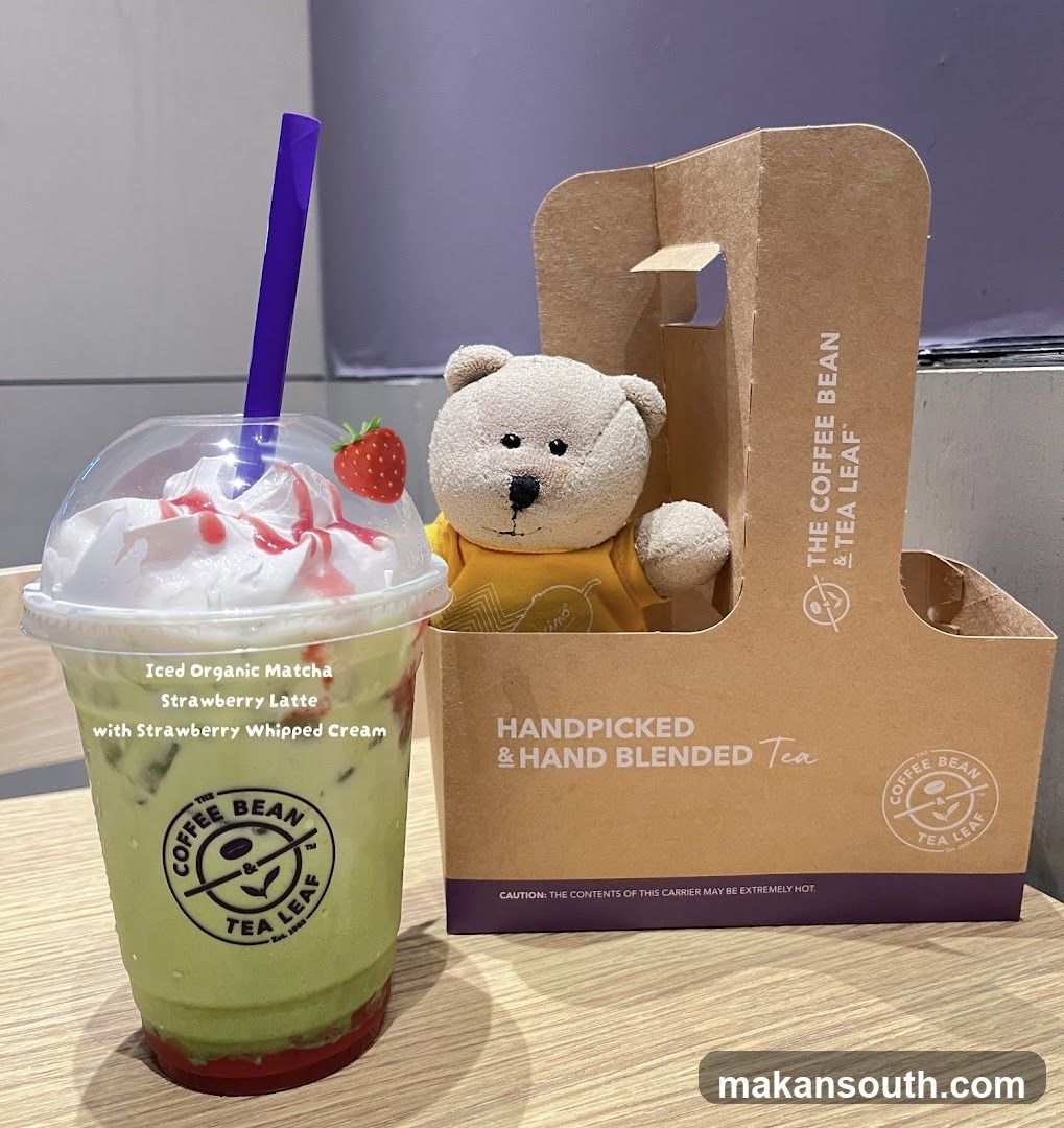 Iced Matcha Strawberry Latte
