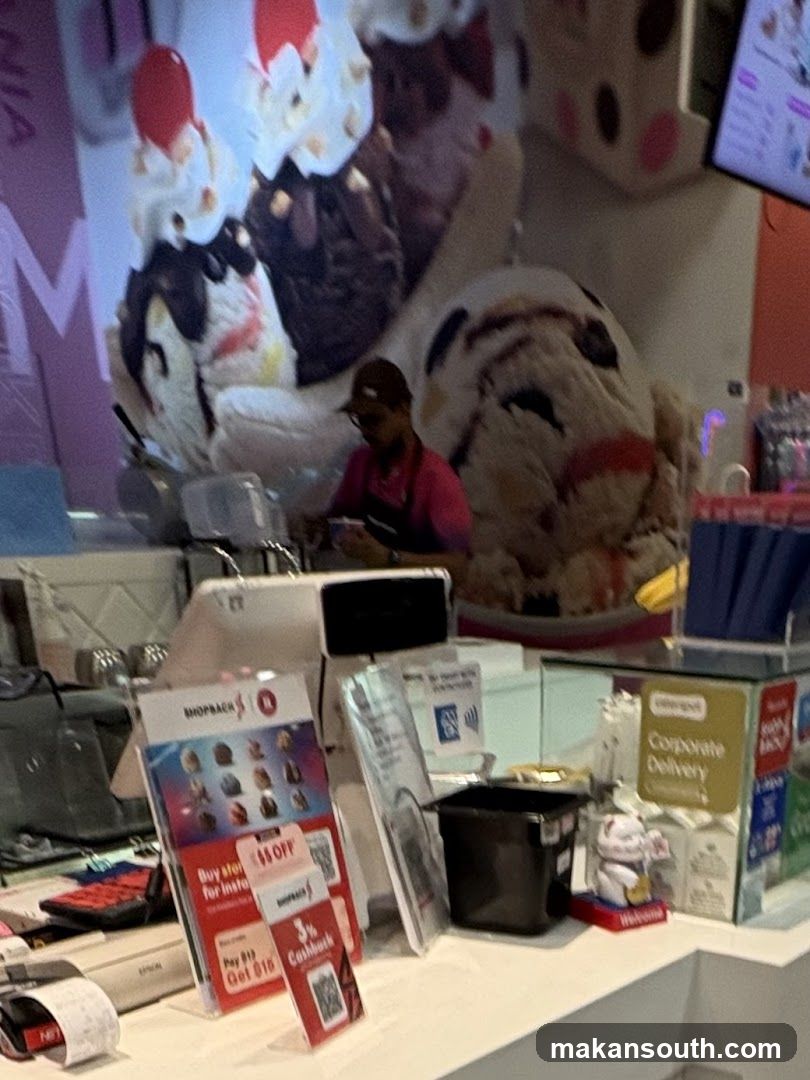 Ice Cream Shop Counter