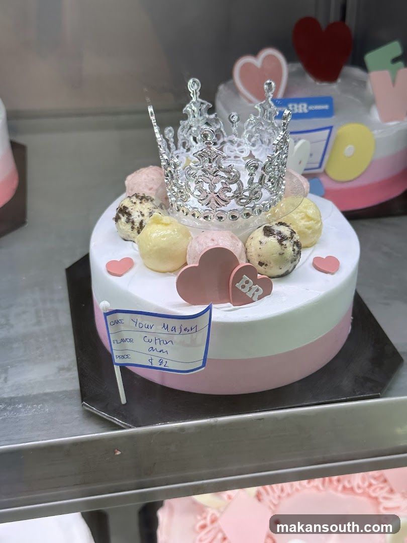 Cake with Crown Decoration