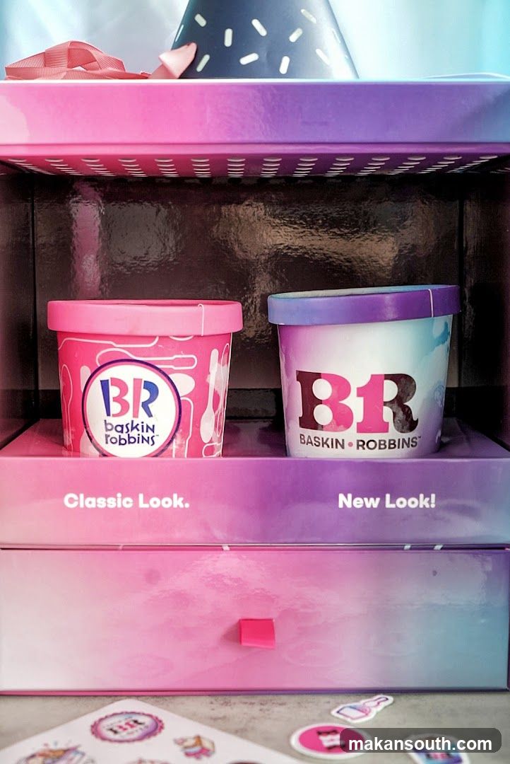 Baskin Robbins Ice Cream Containers