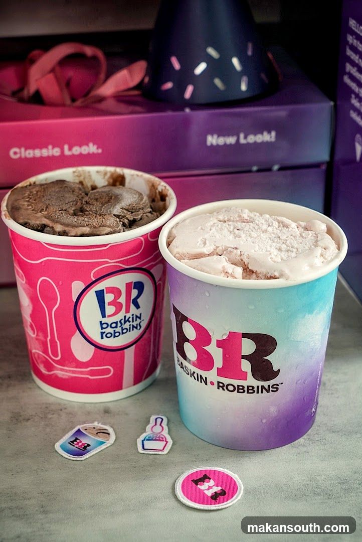 Baskin Robbins Ice Cream Cups