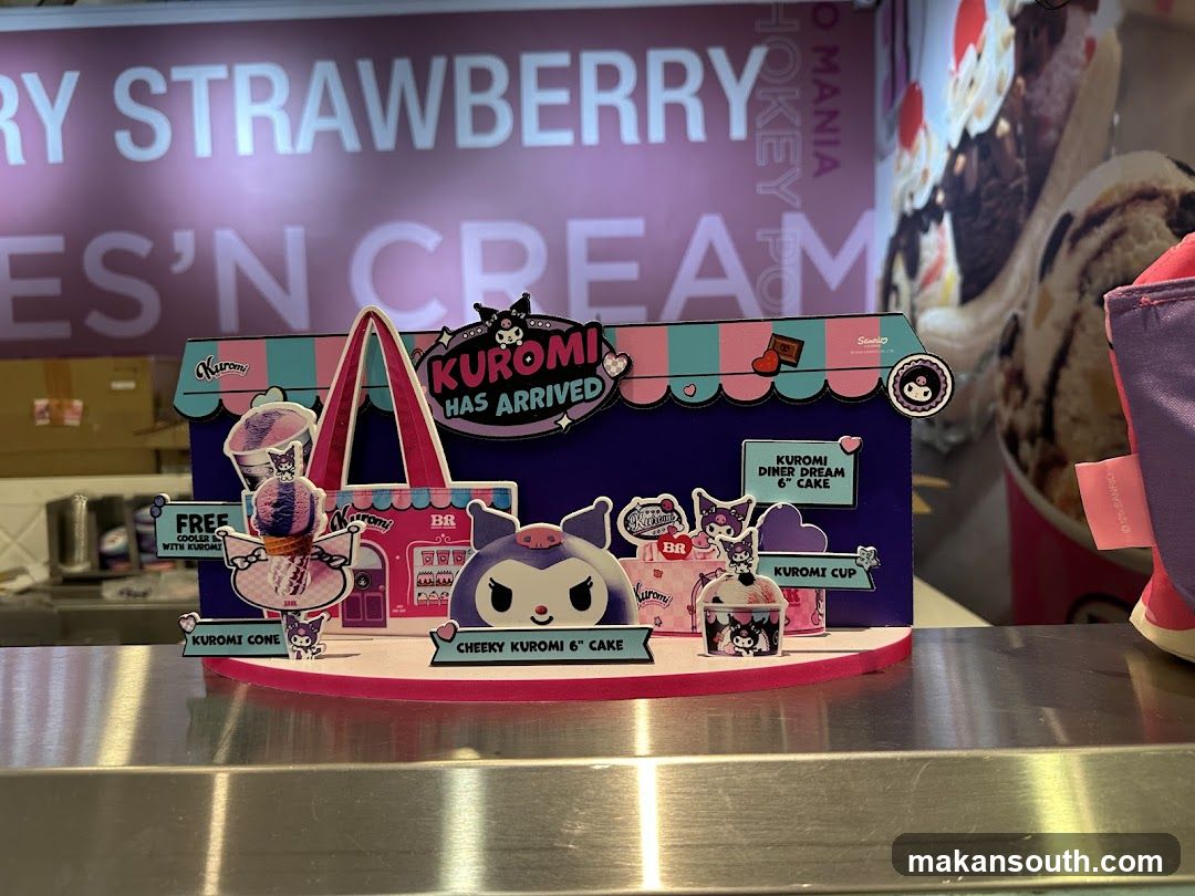 Kuromi Ice Cream Display