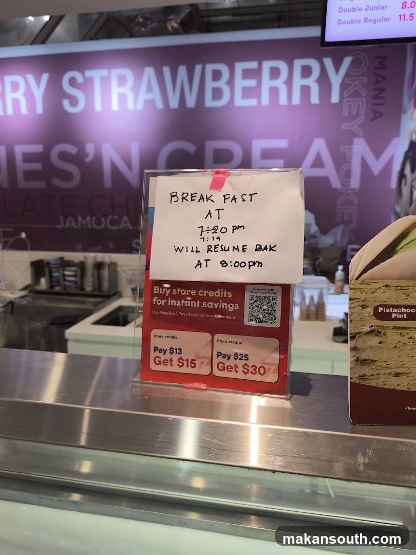 Ice Cream Shop Signage