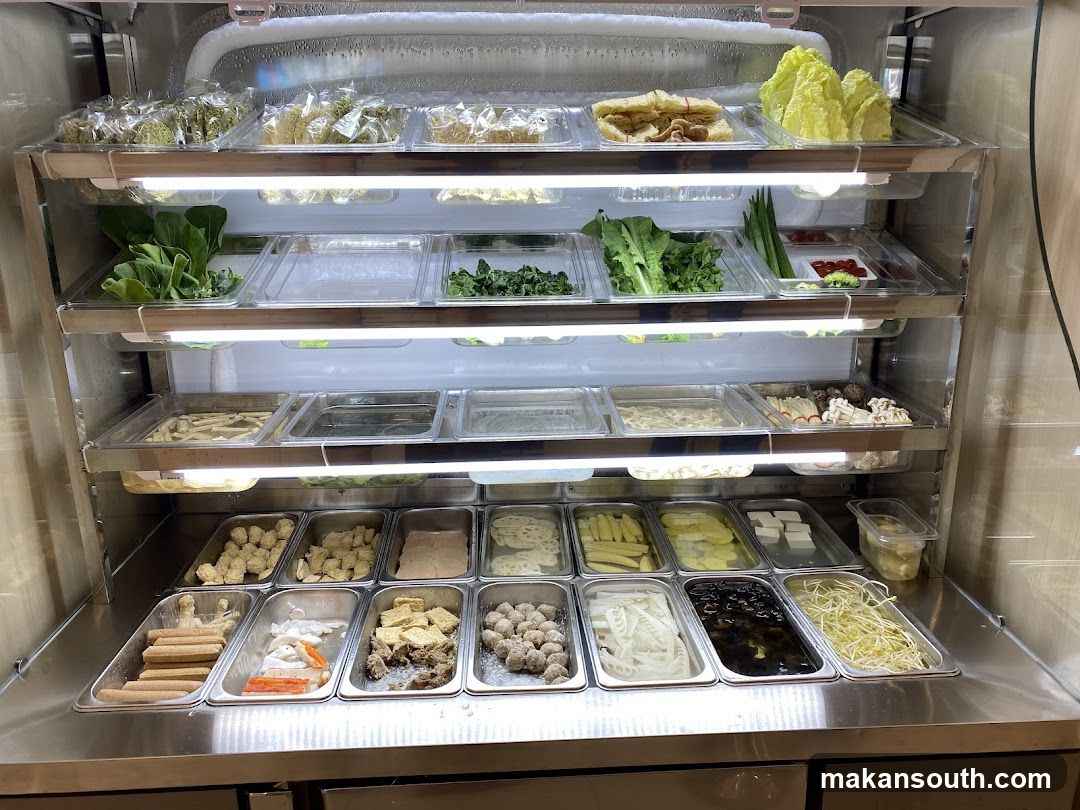 Refrigerated Display of Food Ingredients