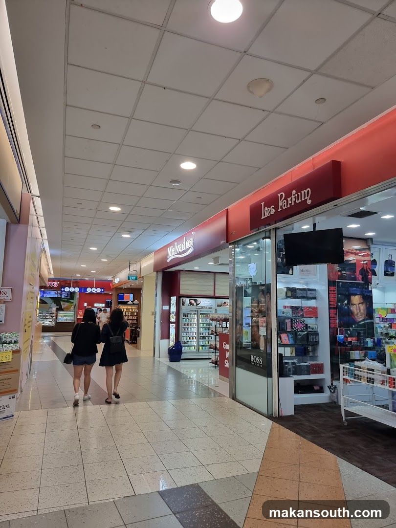 Mall Interior with Shops