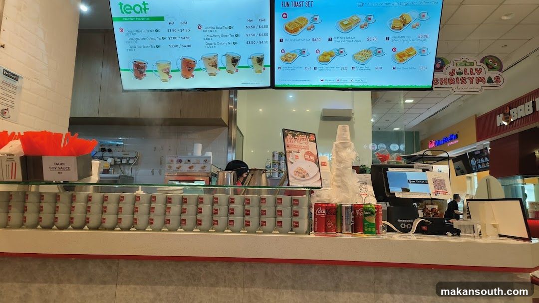 Tea and Toast Shop Counter