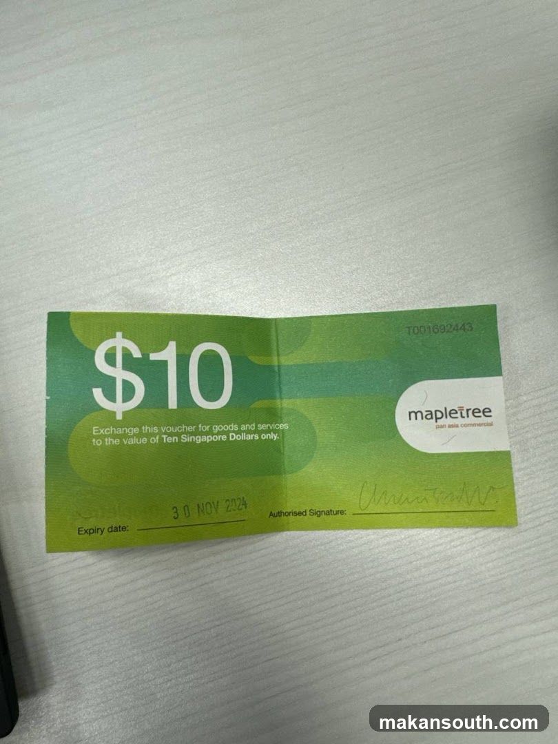 Mapletree $10 Voucher