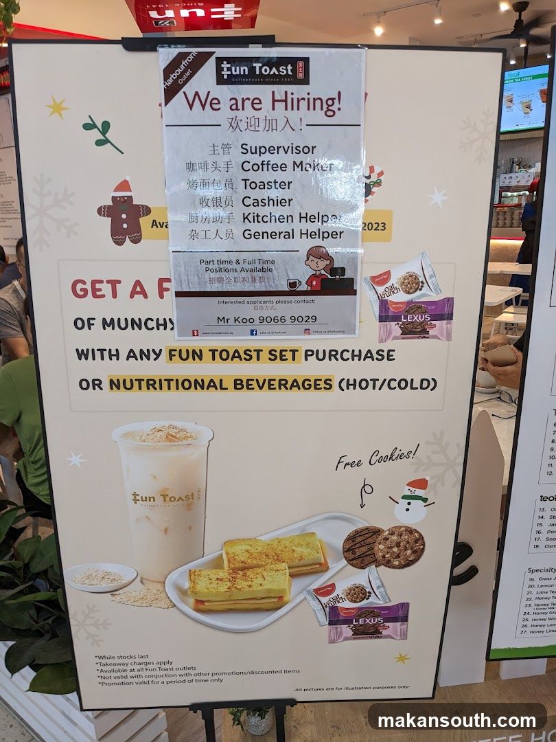 Fun Toast Hiring Poster