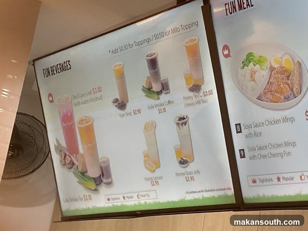 FUN BEVERAGES & FUN MEAL