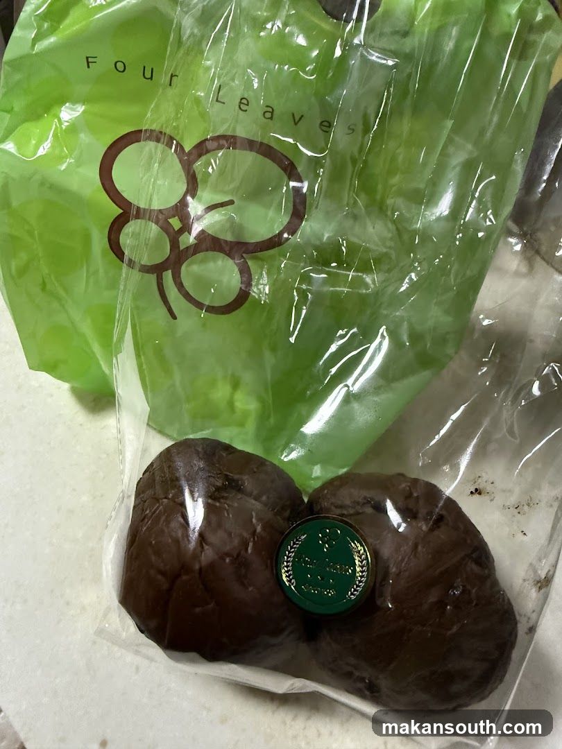 Four Leaves Bakery Bag with Pastries