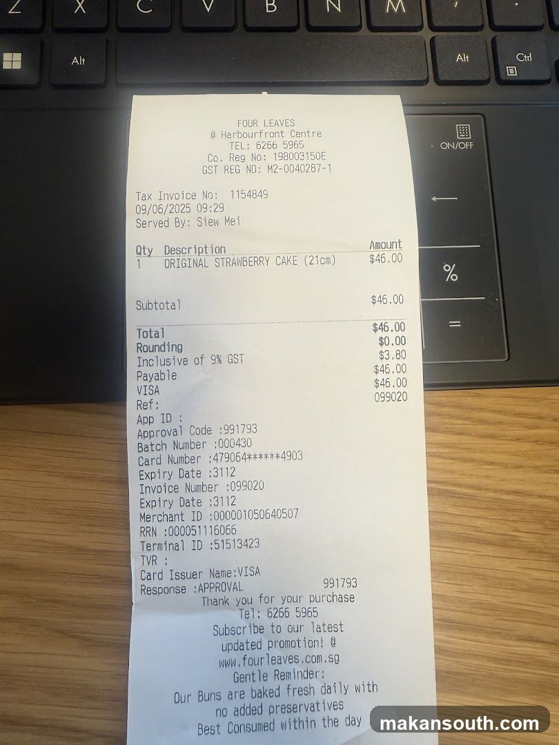 Sales Receipt
