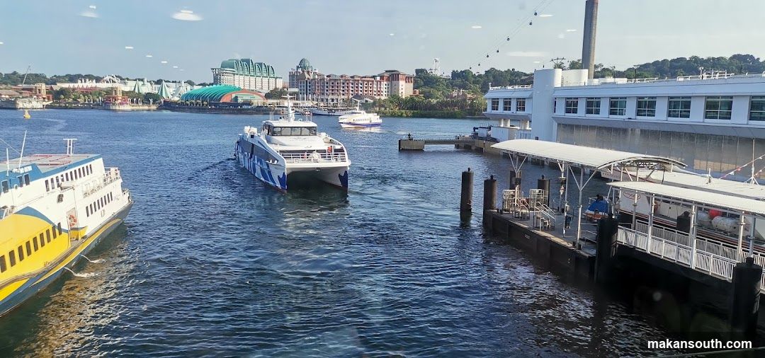 Ferries at a Harbor