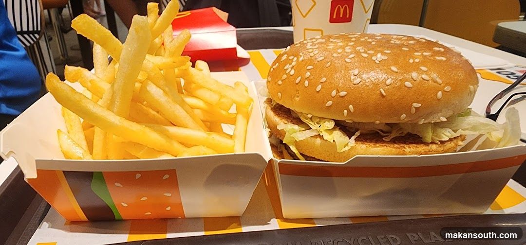 Burger and Fries Meal