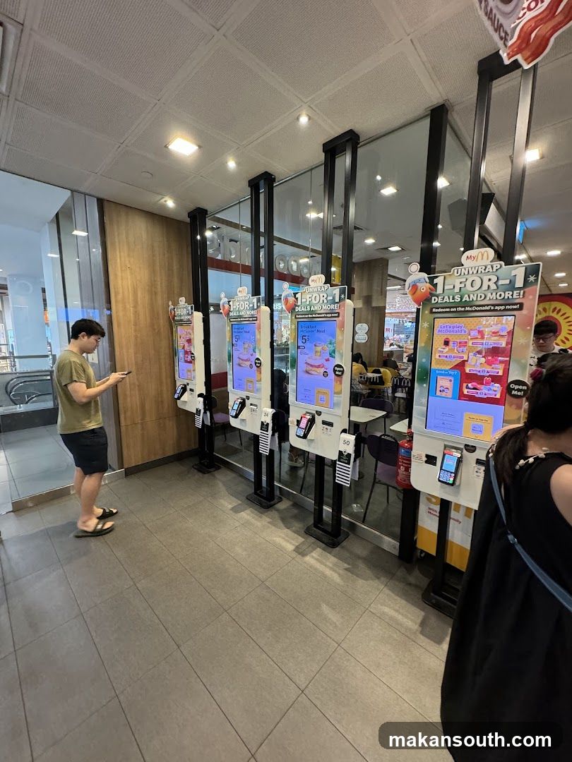Self-order kiosks