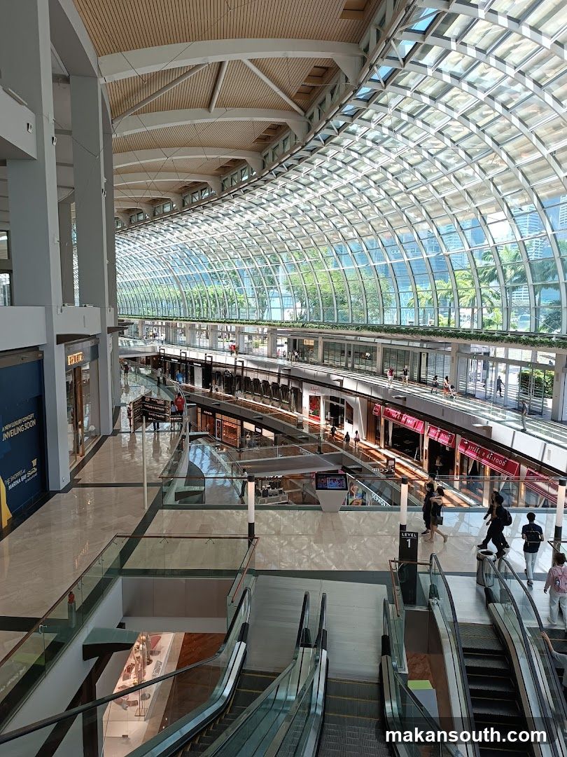 Interior of a Modern Shopping Mall