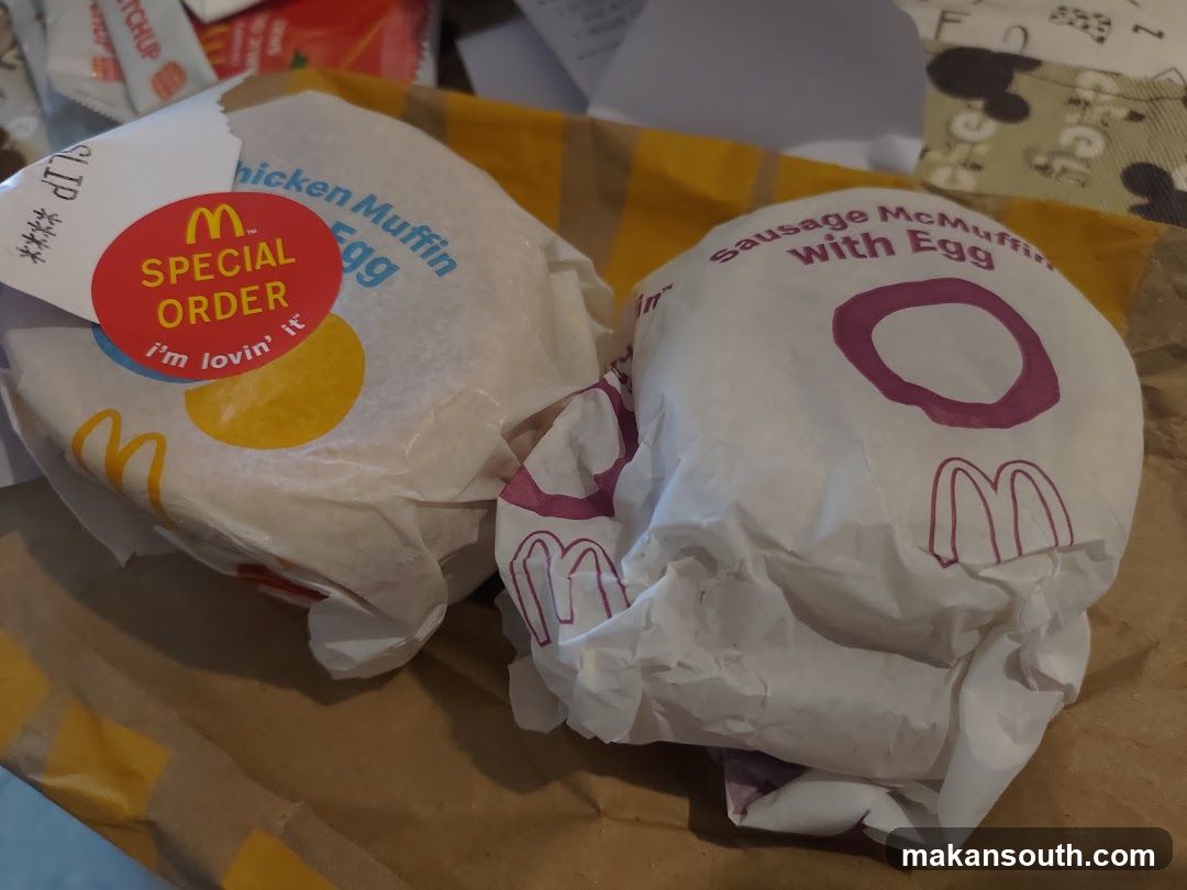 McDonald's Breakfast Sandwiches