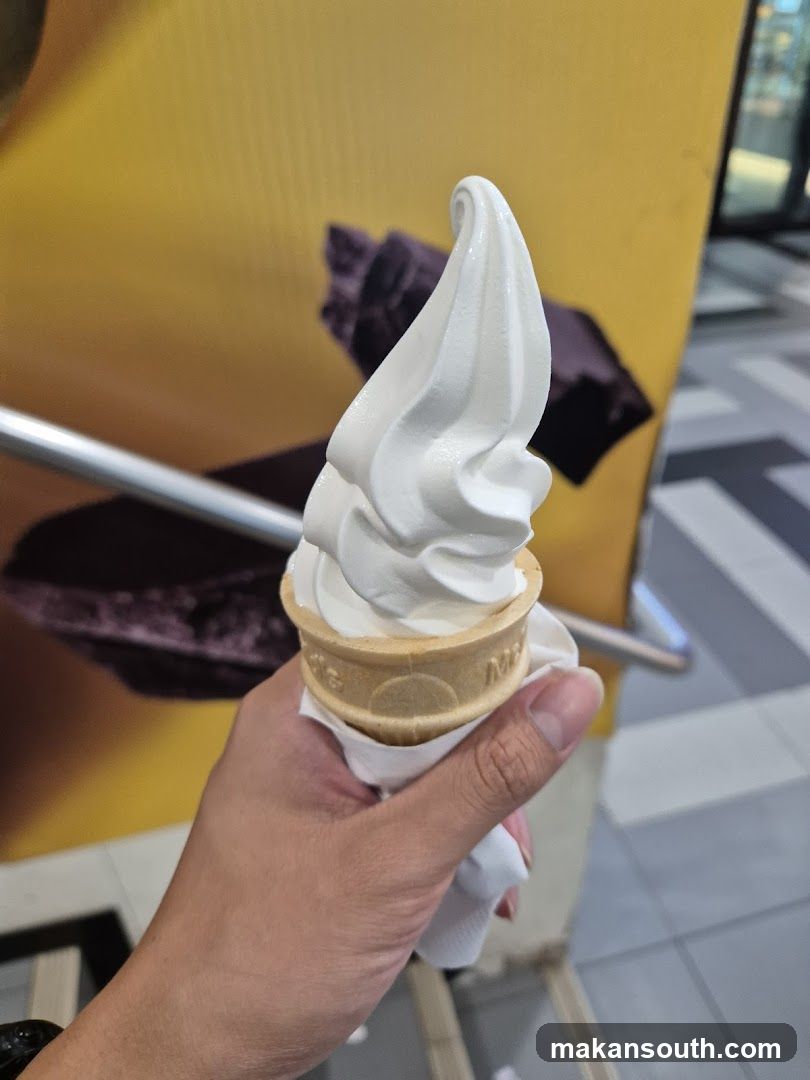 Soft Serve Ice Cream Cone