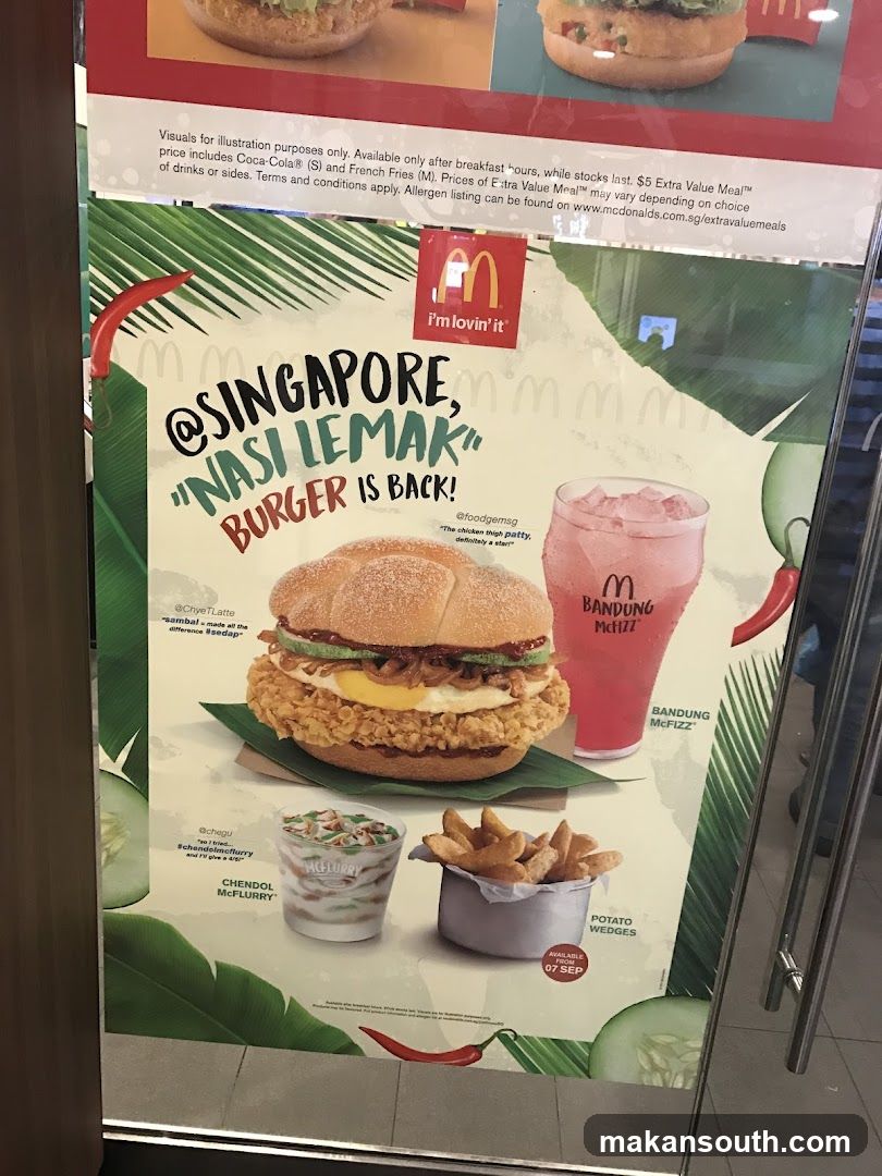 McDonald's Singapore Nasi Lemak Burger Promotion