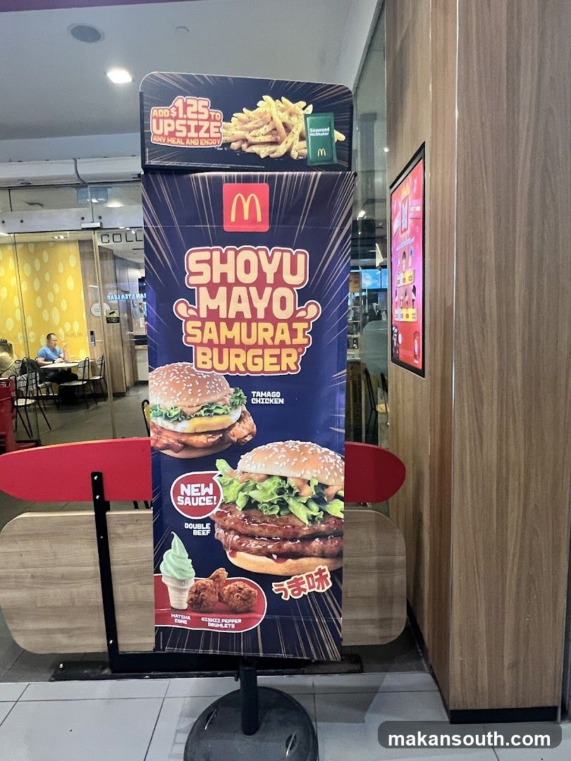 McDonald's Shoyu Mayo Samurai Burger Promotion