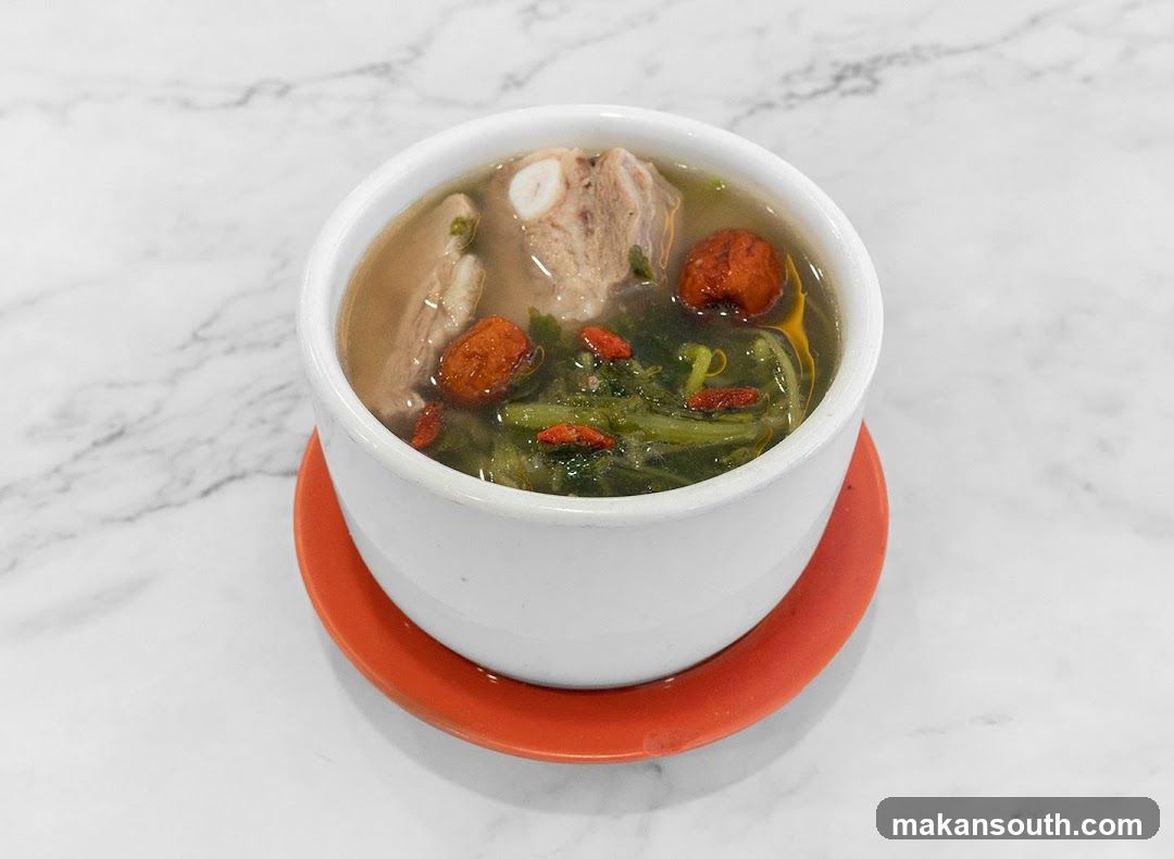 Pork Rib Soup with Vegetables and Goji Berries