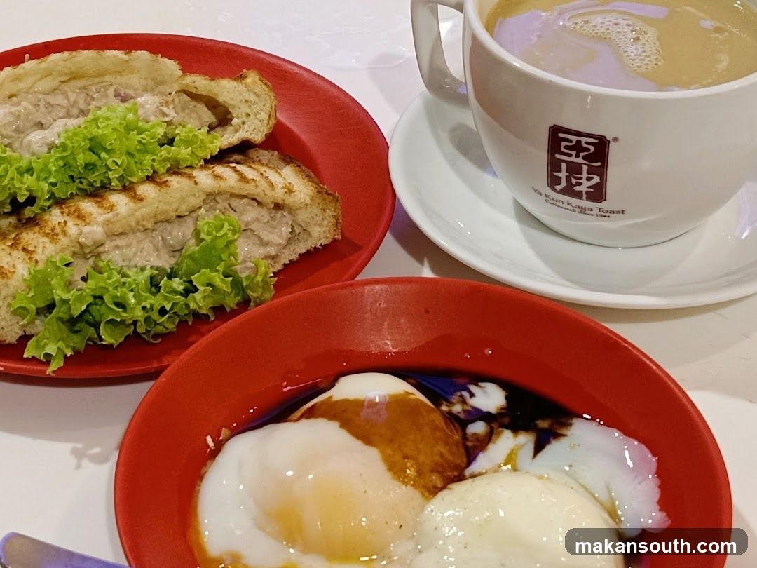 Ya Kun Kaya Toast Breakfast