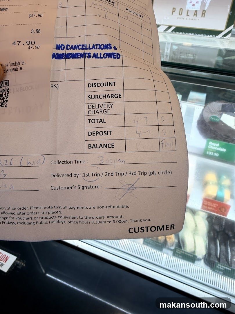 Order Receipt and Display Case