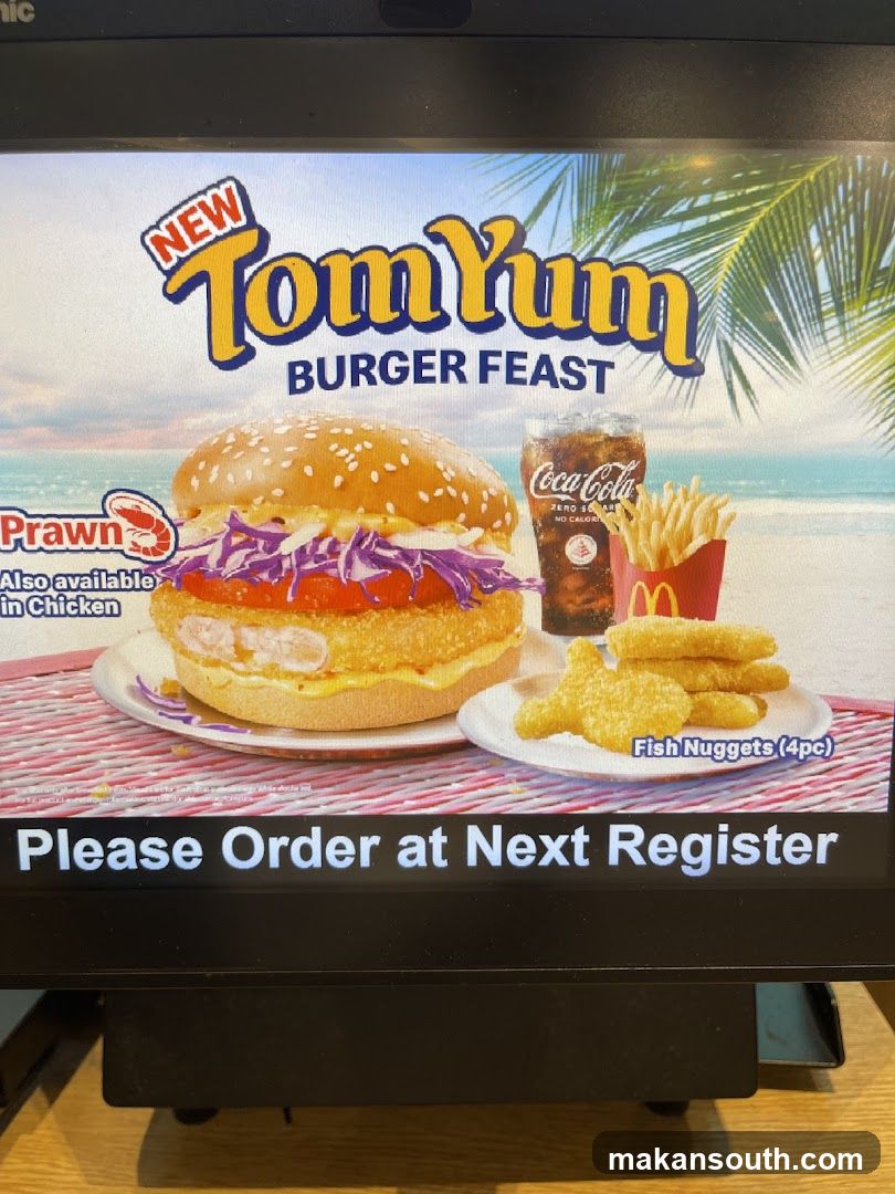 New Tom Yum Burger Feast