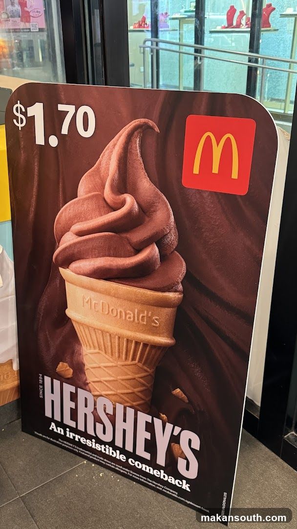 McDonald's Hershey's Ice Cream Cone Advertisement