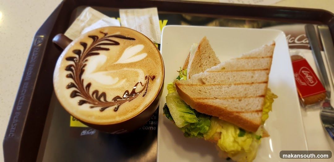 McCafé Coffee and Sandwich