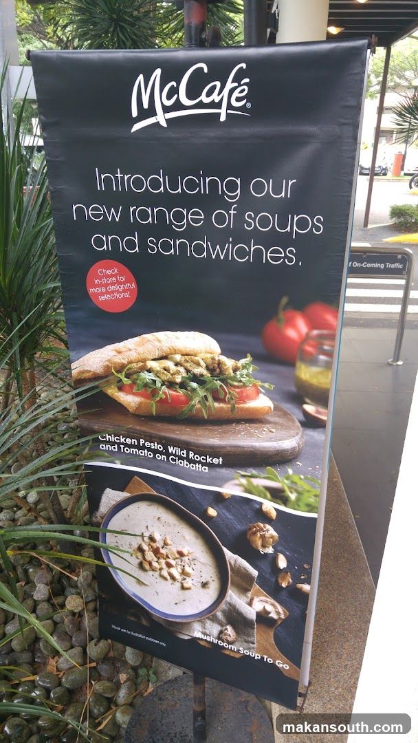 McCafé Soups and Sandwiches Banner
