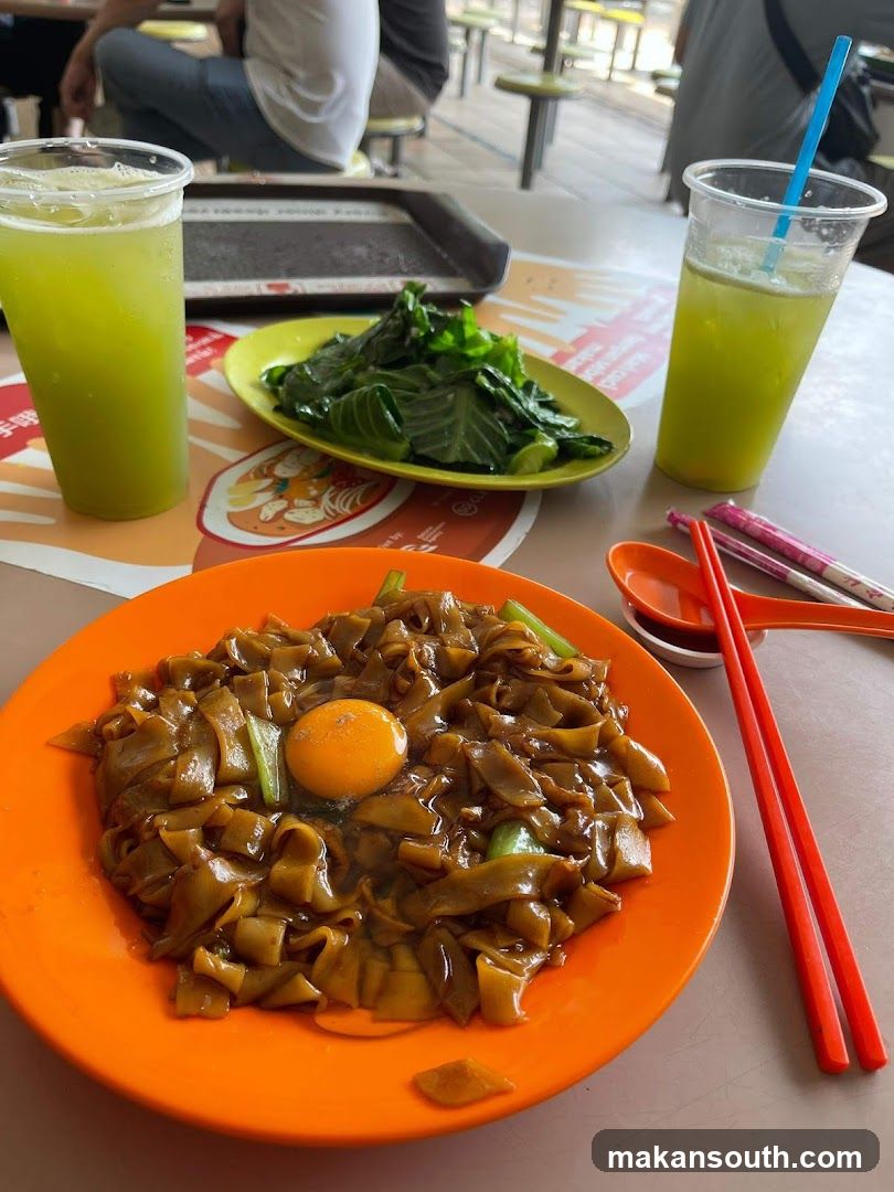 Noodles with Egg and Greens