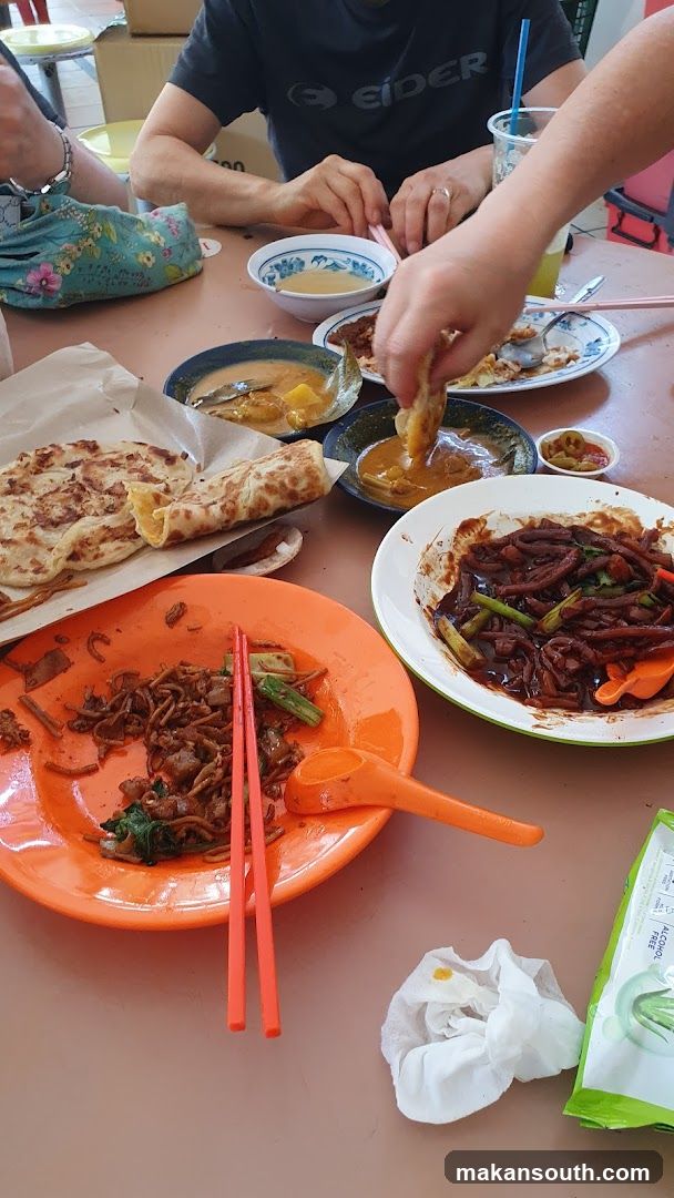 People eating at a table
